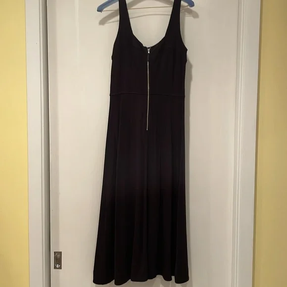 LOFT long-line black dress - Picture 5 of 8